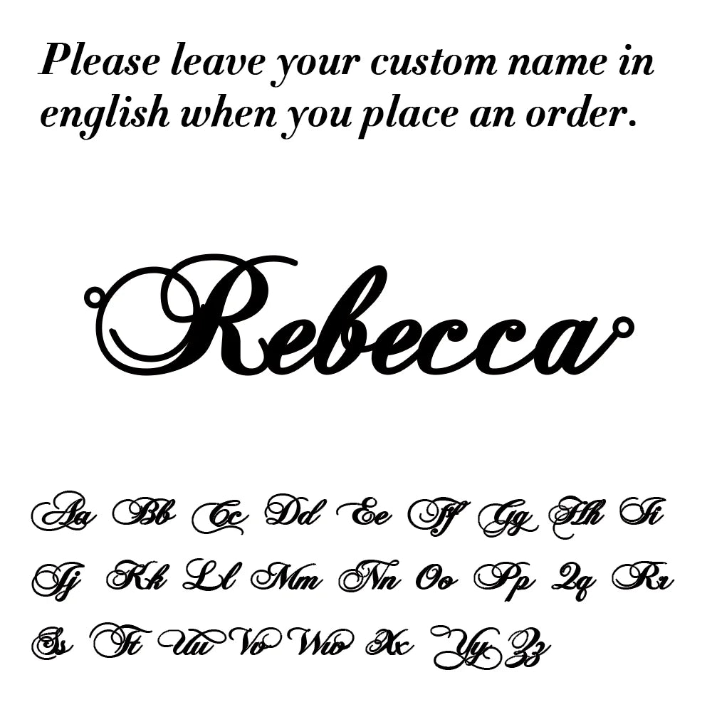 Personalized Name Letter Bracelet – Custom Baby or Child Anklet in Polished Stainless Steel