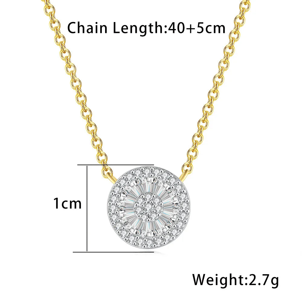 Iced Out Heart Pendant Necklace – Korean-Inspired Waterdrop Crystal Choker
