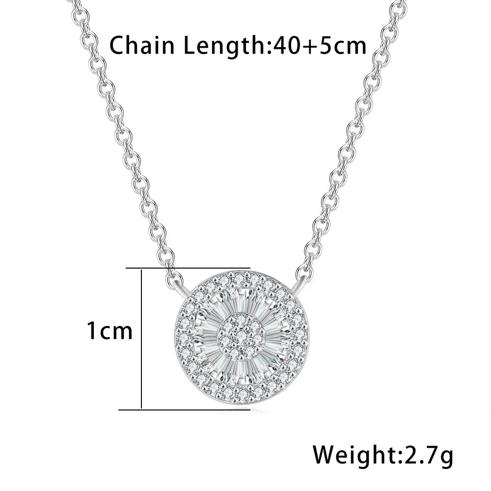 Iced Out Heart Pendant Necklace – Korean-Inspired Waterdrop Crystal Choker