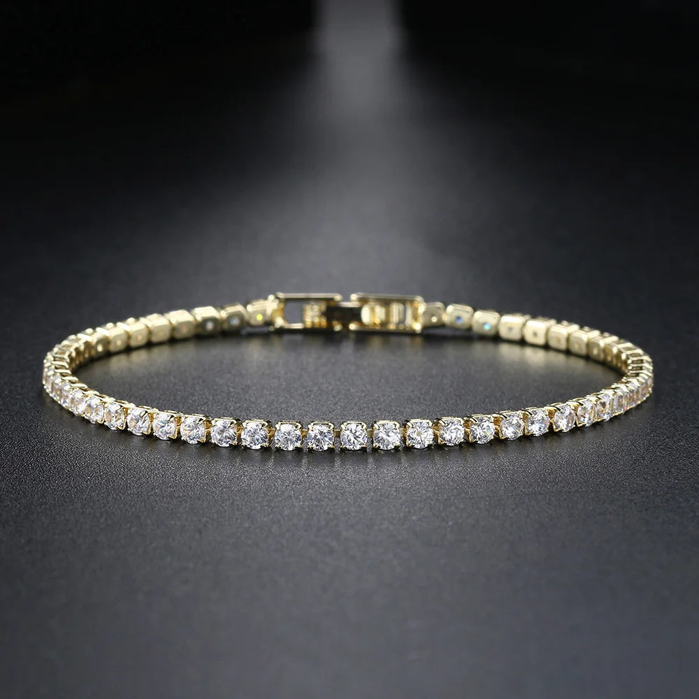 Eterna Crystal Tennis Bracelet- Timeless Shine