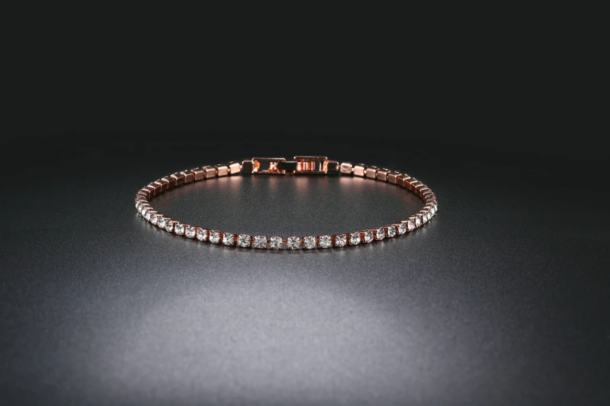 Eterna Crystal Tennis Bracelet- Timeless Shine