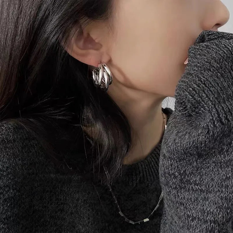 The Aurelia Hoops – Elegant Vintage Statement Earrings