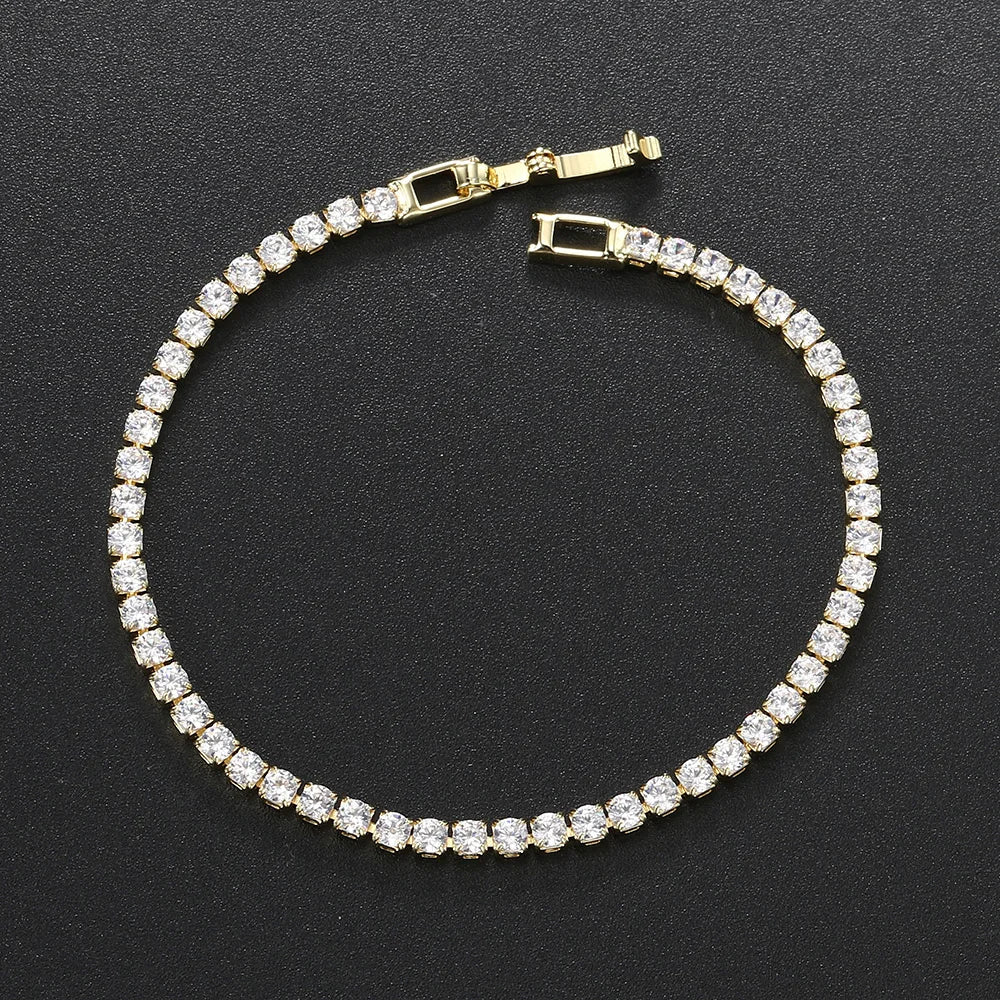 Eterna Crystal Tennis Bracelet- Timeless Shine