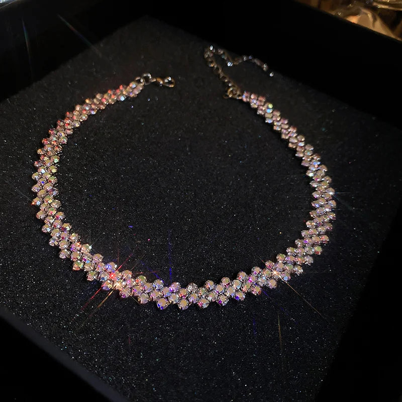 The Radiance Choker – A Luxury Full-Rhinestone Masterpiece