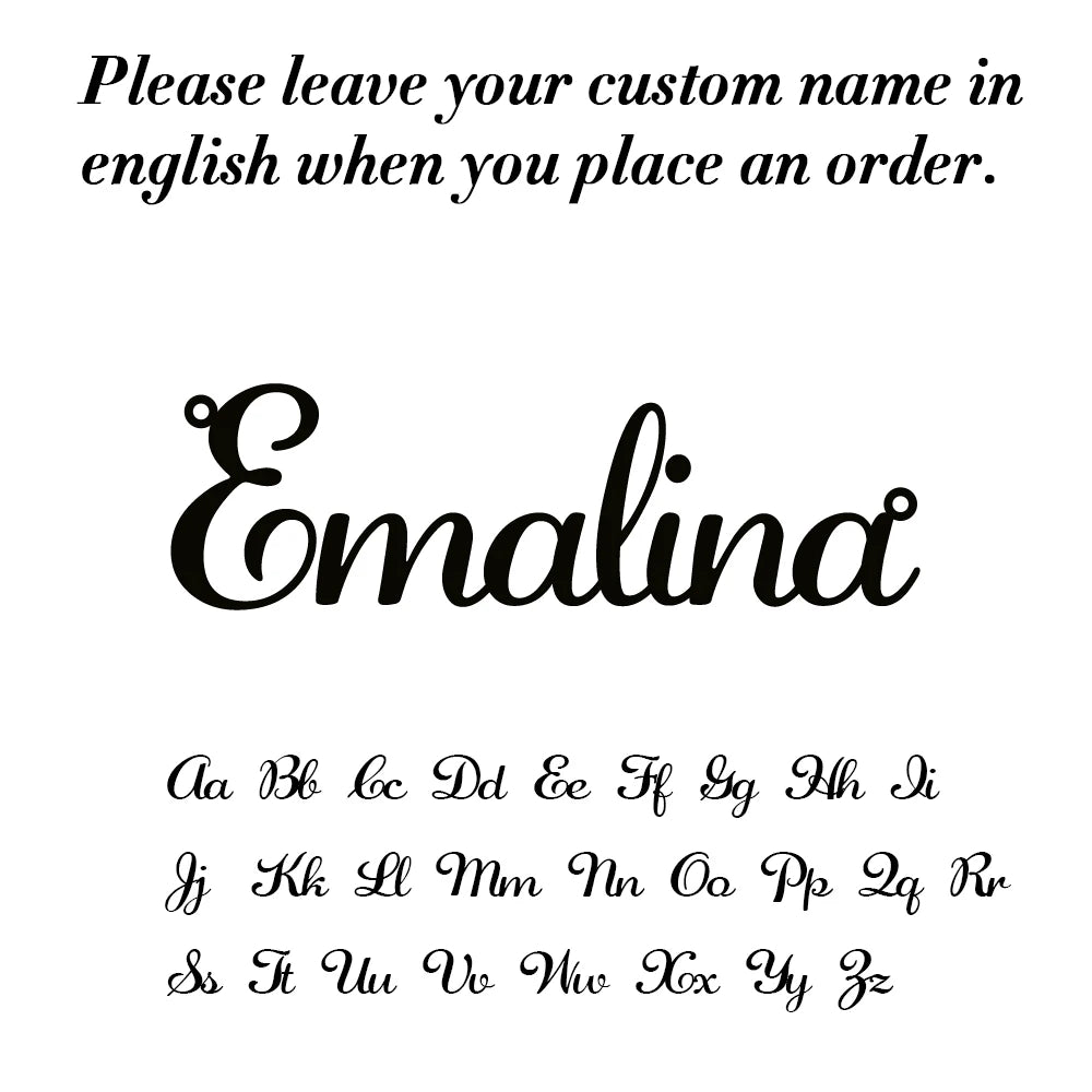 Elegant Custom Name Necklace – Dual Name Personalized Pendant in Premium Stainless Steel