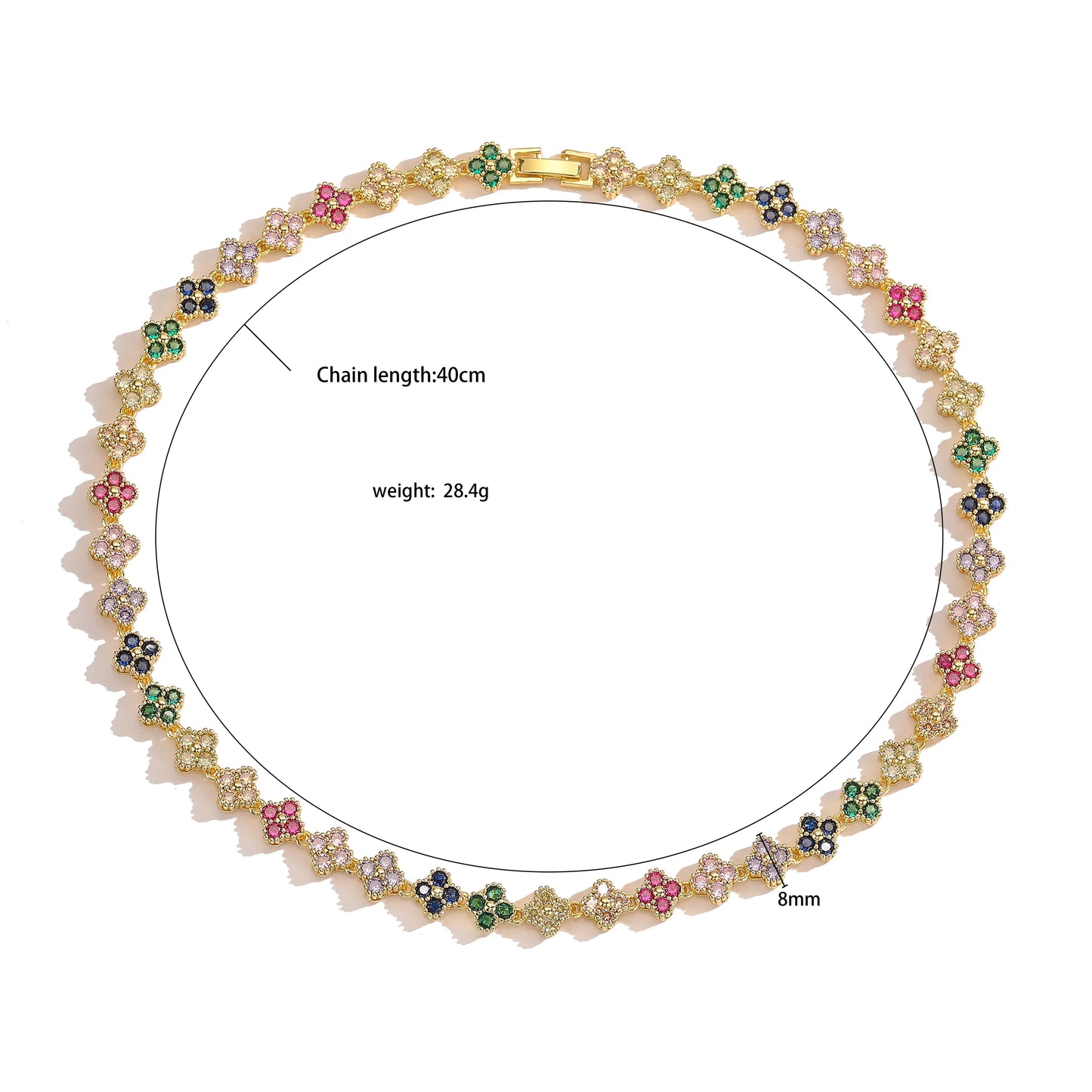 18K Gold-Plated Flower Necklace and Bracelet Set – Luxury Floral
