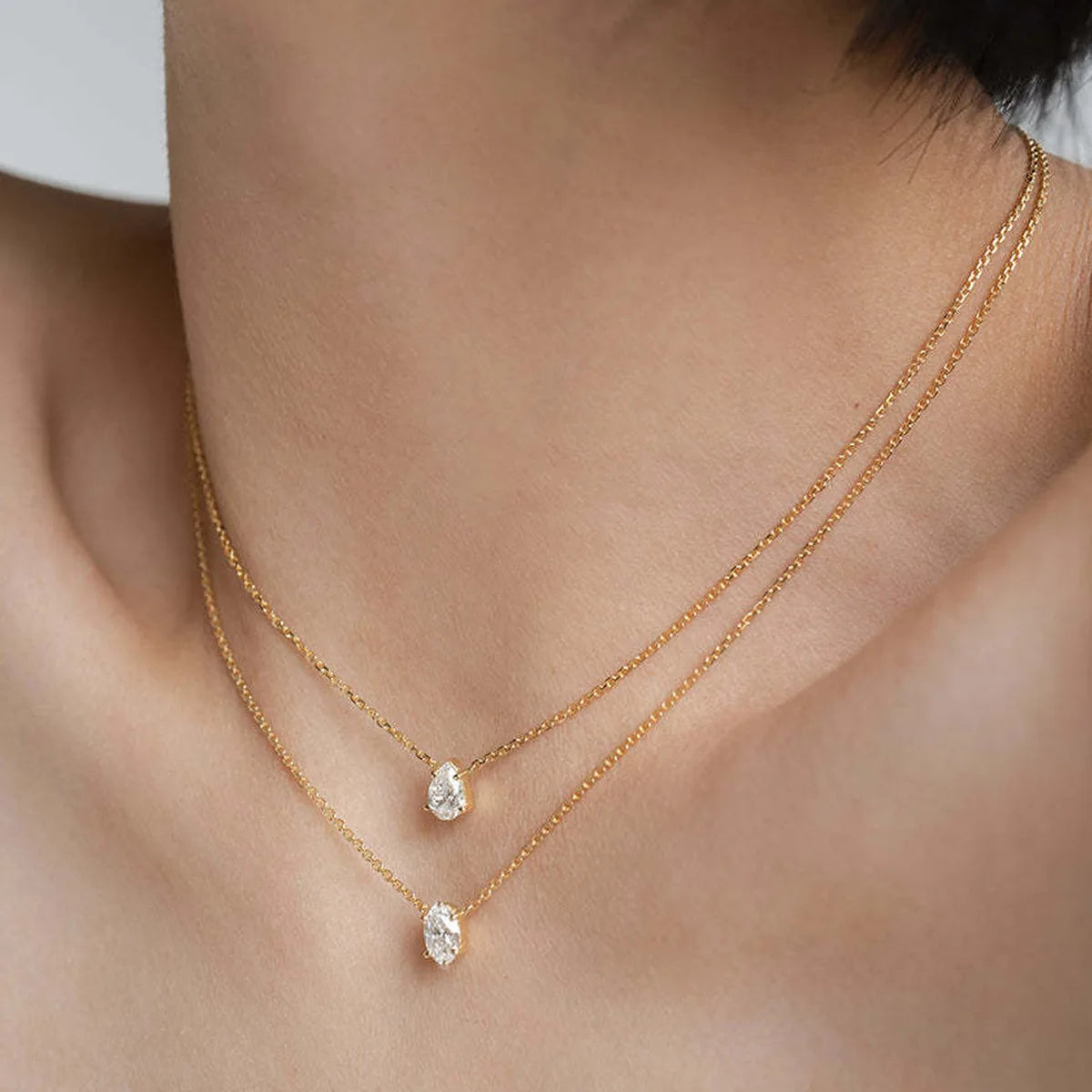 The Vespera Pendant – Multilayer Zircon Choker Necklace
