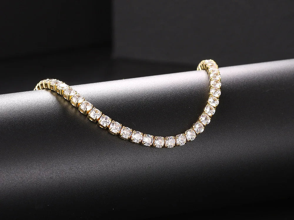 The Frostbite Choker – Iced Out CZ Tennis Chain Necklace