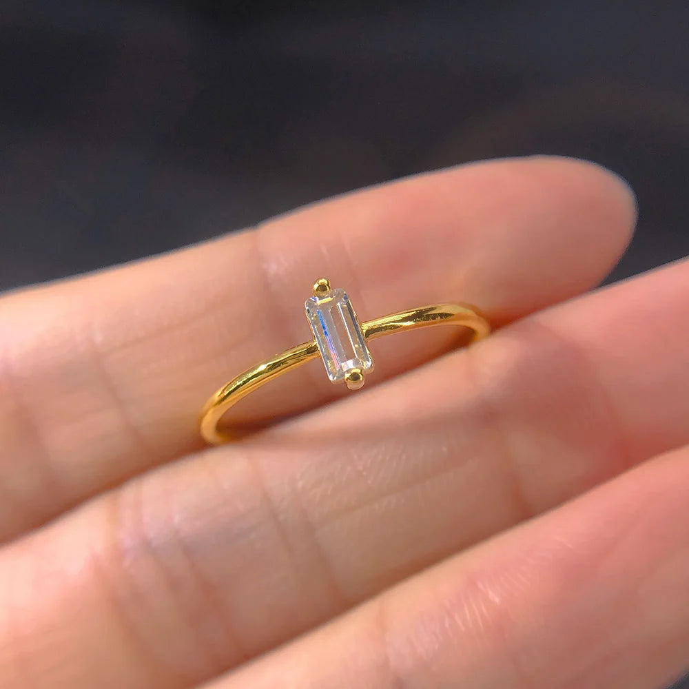 Elegant Geometric Ring – Zirconia Jewelry for all occasions