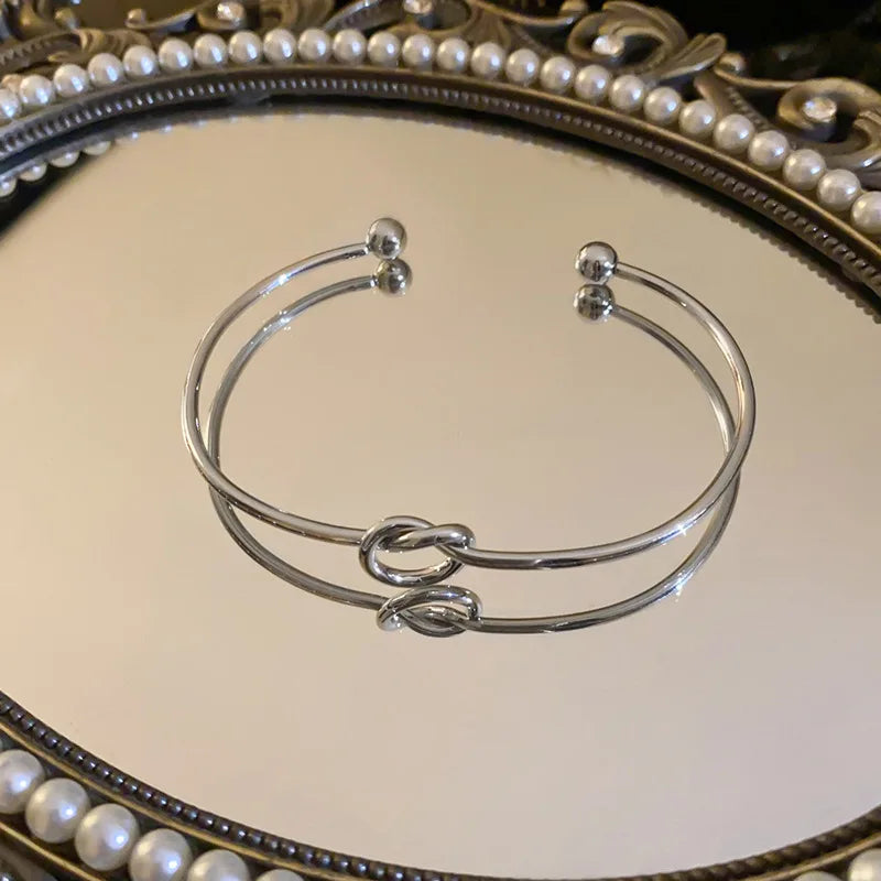 Imperium Twist Texture Stainless Steel Bracelet – Luxe Edition